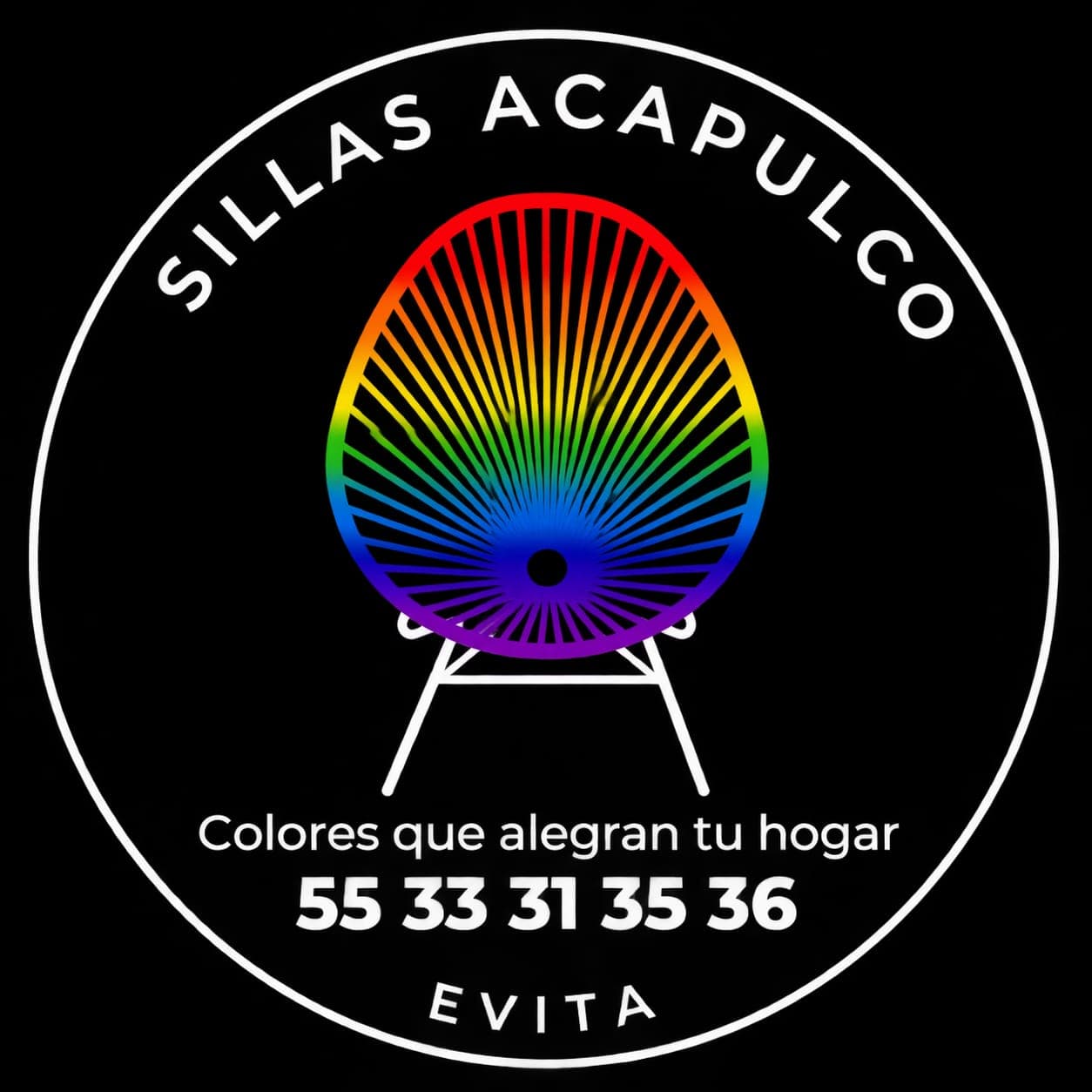 Silla Acapulco multicolor