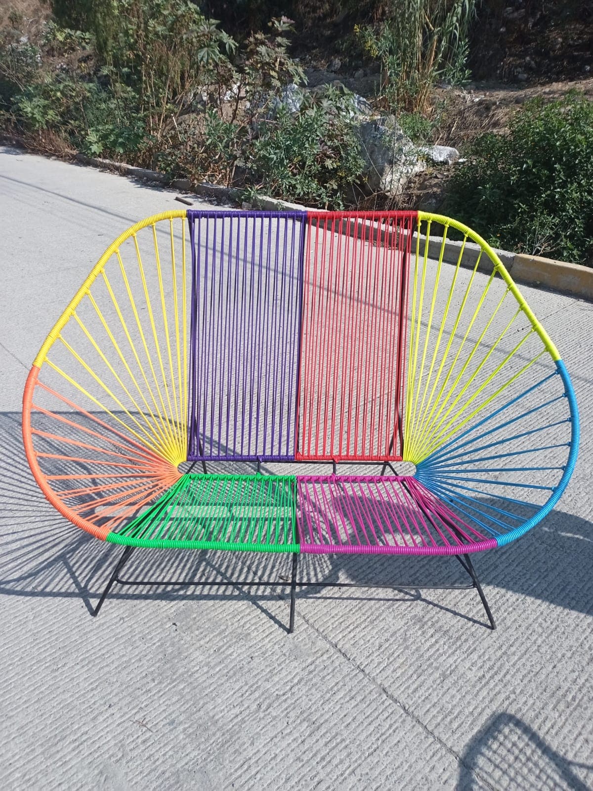 Sillón Acapulco doble multicolor